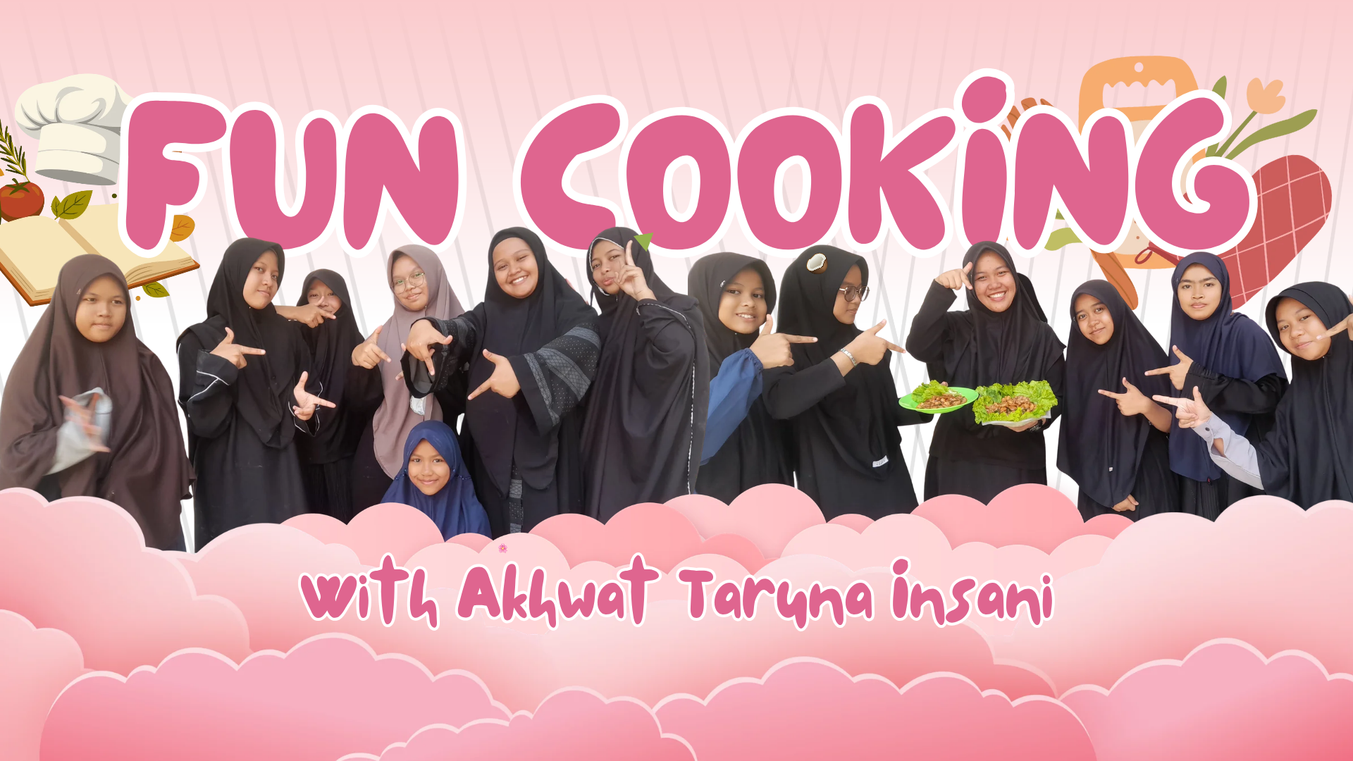 Fun Cooking Akhwat Taruna Insani, Asah Kekompakan dan Kemandirian Santri